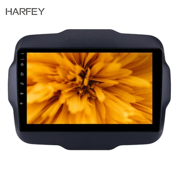 

Harfey Car 9" 2Din Android 9.1 GPS Stereo Multimedia Player for Jeep Renegade 2016 Navi Auto Radio with WIFI Music Touchscreen