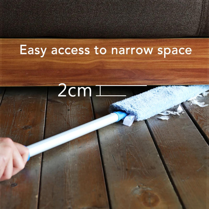 Гибкая щетка для пыли из микрофибры с алюминиевой ручкой уборки автомобиля дома