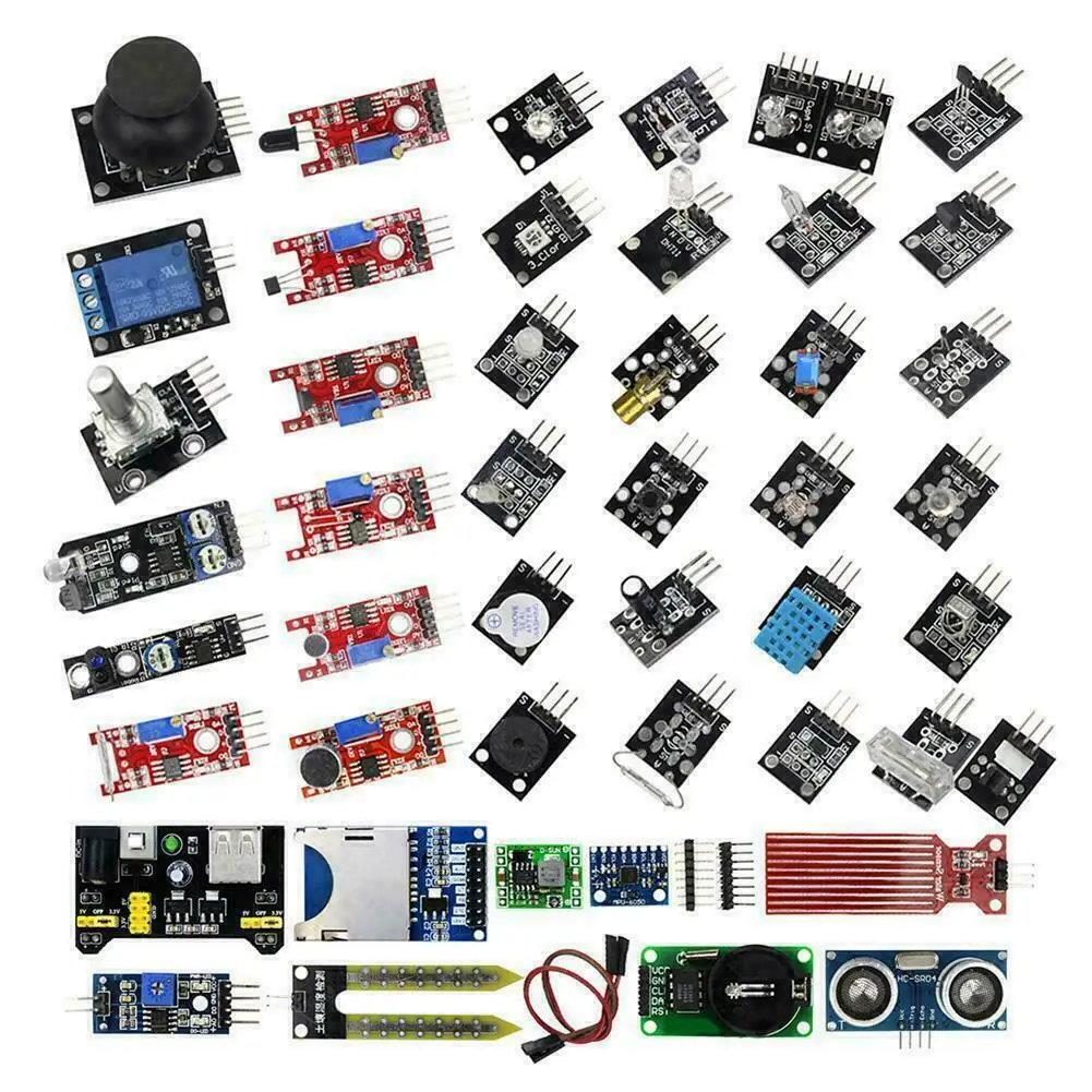Для Arduino 45 в 1 сенсор s модули стартовый комплект лучше чем 37в1 37 Комплект UNO R3
