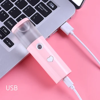 

Mist Sprayer Mini 27ml Nano Portable Face Spray Facial Body Nebulizer Steamer Moisturizing Skin Care Humidifier Instruments