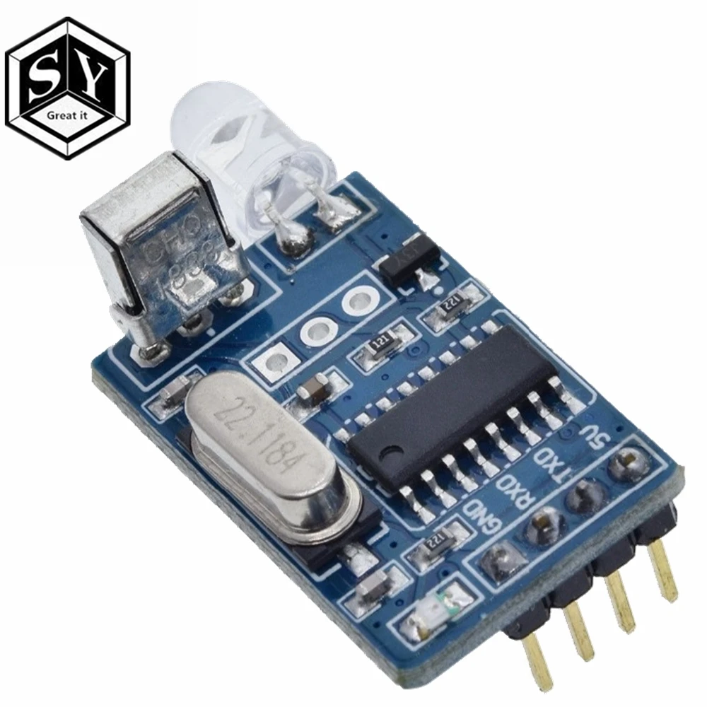 5V IR Infrared Remote Decoder Encoding Transmitter Receiver Wireless ...