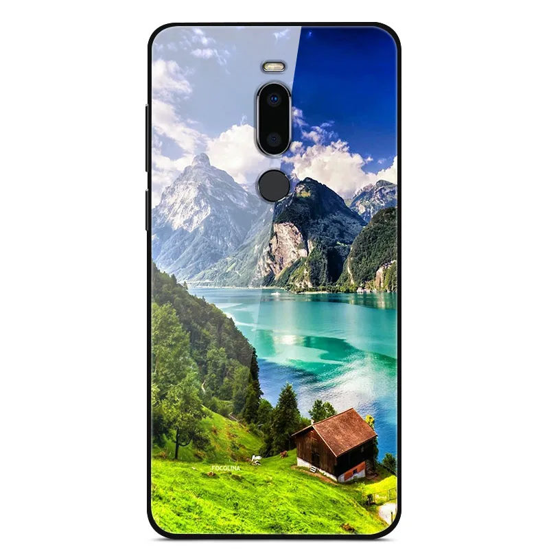 Чехол для Meizu M8, чехол из закаленного стекла «Планета космос», чехол из стекла для Meizu M8 M813H, чехол-бампер из ТПУ для Meizu M 8 M8 Shell - Цвет: 26