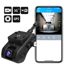 JIMI JC200 3G Dual Objektiv Dash Cam Live-Stream Video Auto DVR Mit 1080P WIFI SOS Fern Überwachung durch APP & PC Karte Kamera mit GPS