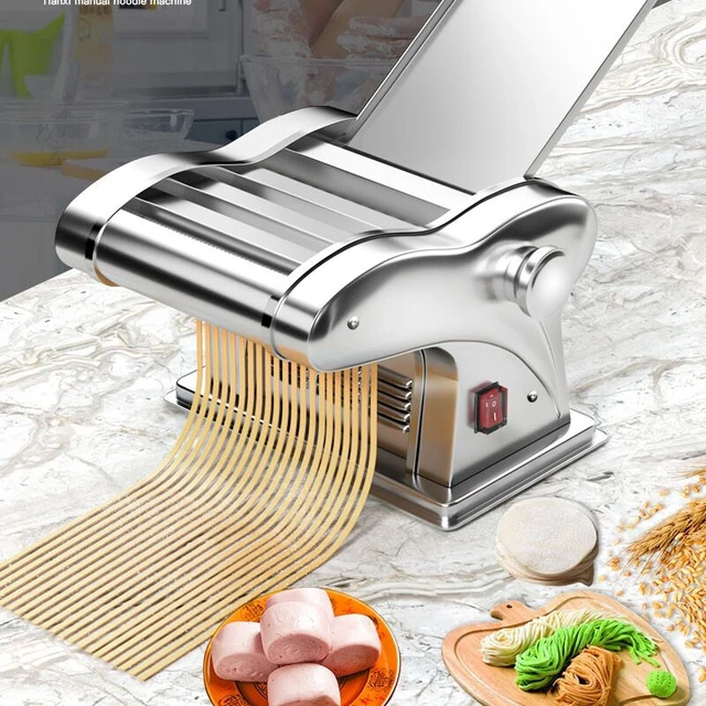 Electric Pasta Maker Household Spaghetti Noodle Making Machine 220V  Stainless Steel Noodle Press Machine - AliExpress