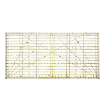 

Multi-purpose Patchwork Cloth Quilt Ruler DIY Garment Design Cutting Ruler Office cultural and educational supplies
