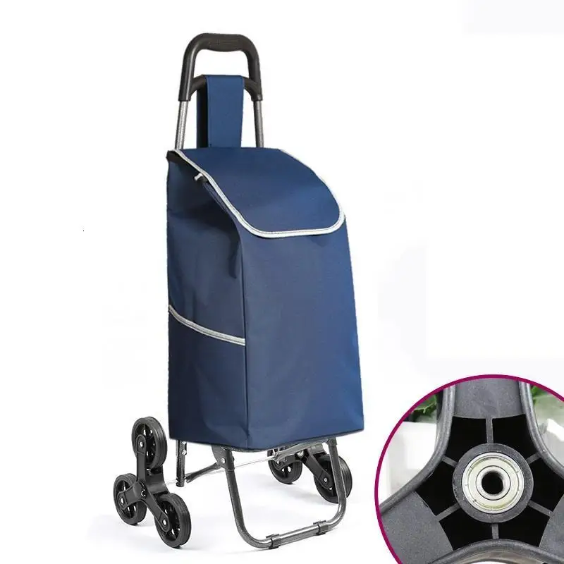 Carro Plegable Winkelwagen Storage Carrito Chariot De Courses Avec Roulettes Shopping Mesa Cocina Kitchen Table Trolley Cart - Цвет: Version M