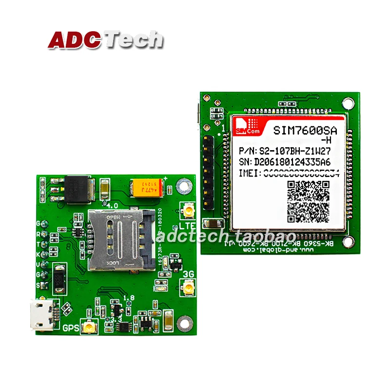 

LTE SIM7600SA-H breakout board, LTE network Chile Testing