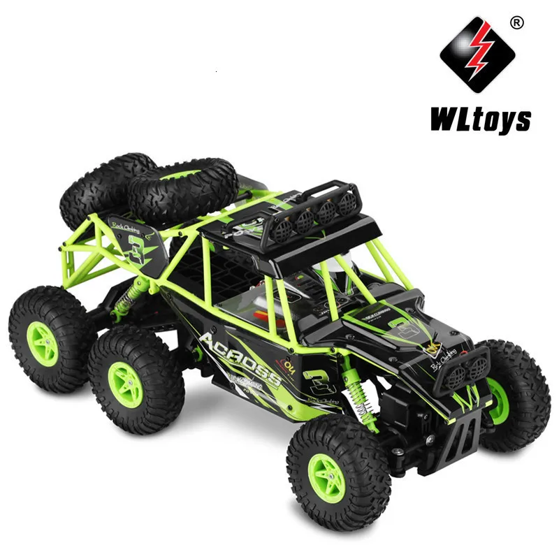 WLtoys 18628 машинка с дистанционным управлением 1/18 2,4G 6WD Электрические игрушечные машинки модель рок внедорожный гусеничный скалолазание RC багги открытый гоночный автомобиль