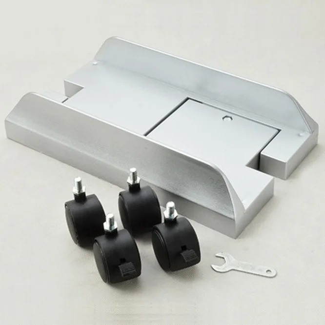 Adjustable Width Removable Stable CPU Stand Base Rack Desktop Brake with Wheels Computer Cases Host Bracket Waterproof CPU Stand