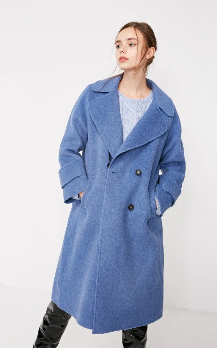 Vero Moda женское длинное шерстяное пальто с лацканами | 318327566