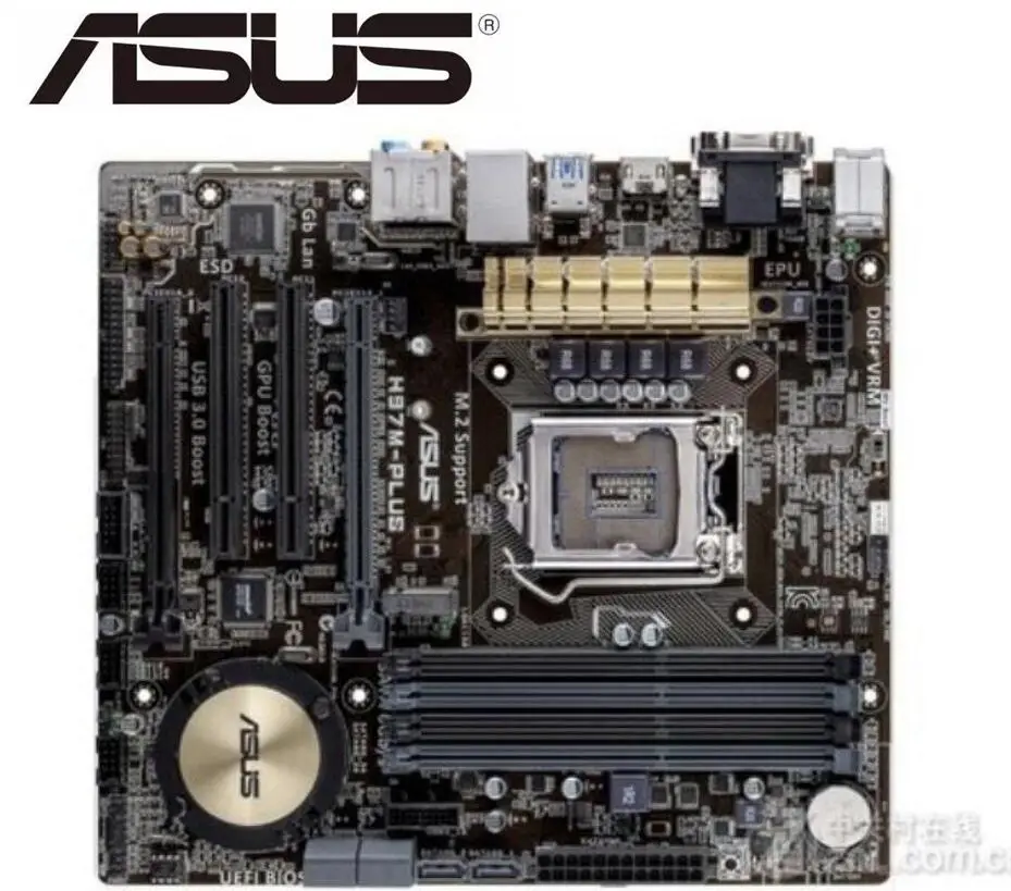 Б/у десктопная Материнская плата ASUS материнская DDR3 LGA 1150 твердотельная