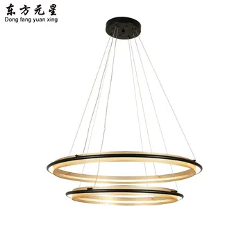 

modern led pendant lamp lighting art circle rings living room dining room light LED aluminum mesh hanging lustre decoration