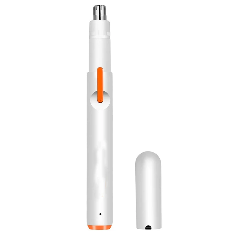 

USB Charging Nose Hair Trimmer Mute Motor Cordless Electric Nose Ear Hair Trimmer for Men Women Double Edge Blades Painless Trim
