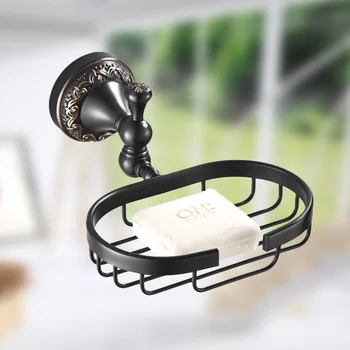 

1 Pc Soap Holder Shower Vintage Solid Brass Wall Mounted Bath Soap Dish Shelf Holder Tray Basket for Home Bathroom