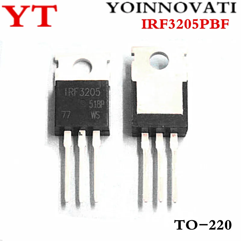 100PCS IRF3205PBF IRF3205 TO-220 TO220 | Электронные компоненты и принадлежности