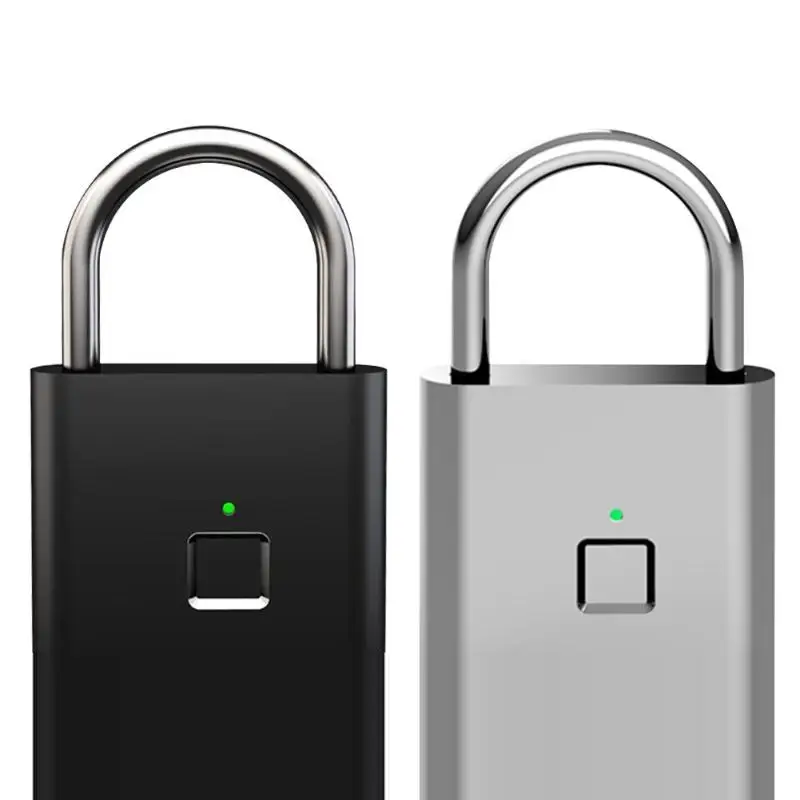 Keyless Отпечатков пальцев замок USB Перезаряжаемый замок для двери ящика чемодана