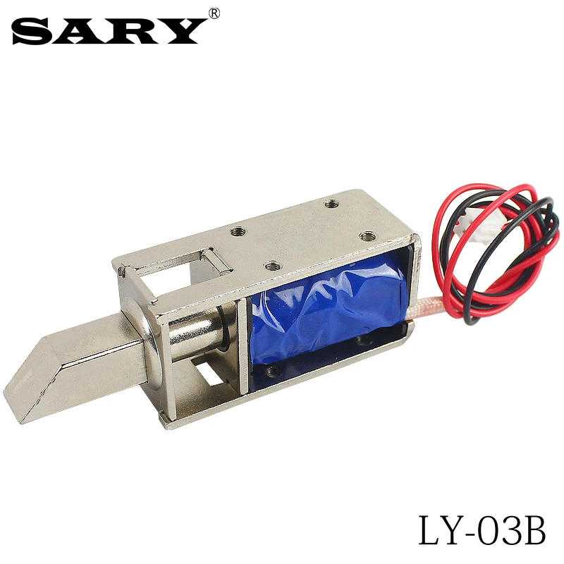 전기 제어 잠금 장치 DC12V 전자 잠금 장치 도어 잠금 장치 솔레노이드 코일 소형 전자석 자기 잠금 장치