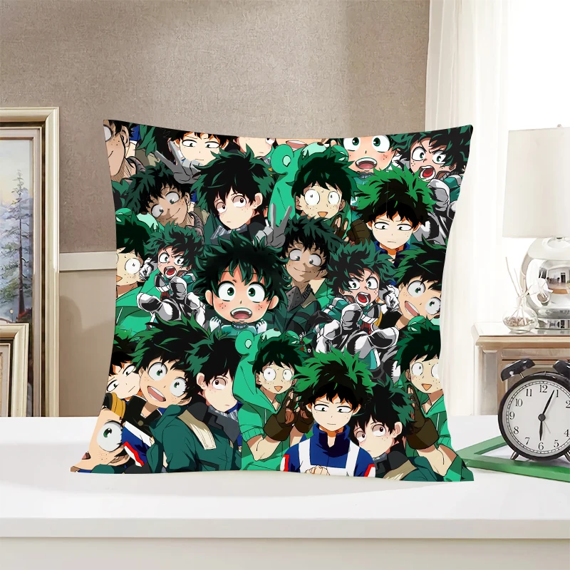 Fronha de travesseiro de anime my hero academia, capa de almofada dos  personagens de boku no hero academia, presente para homens - AliExpress