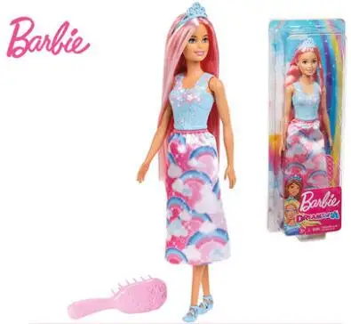 Оригинальная кукла Барби 18 дюймов, куклы, бренд модница, модная Кукла для девочек, принцесса, детский подарок на день рождения, кукла Bonecas, игрушки для девочек - Цвет: FXR94