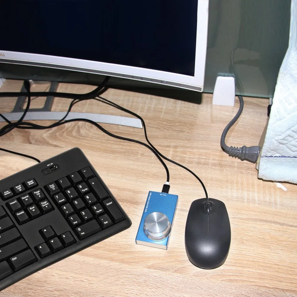 Usb регулятор громкости Usb/аудио регулятор ПК динамики модуль переключателя для компьютера/ноутбука ПК видео