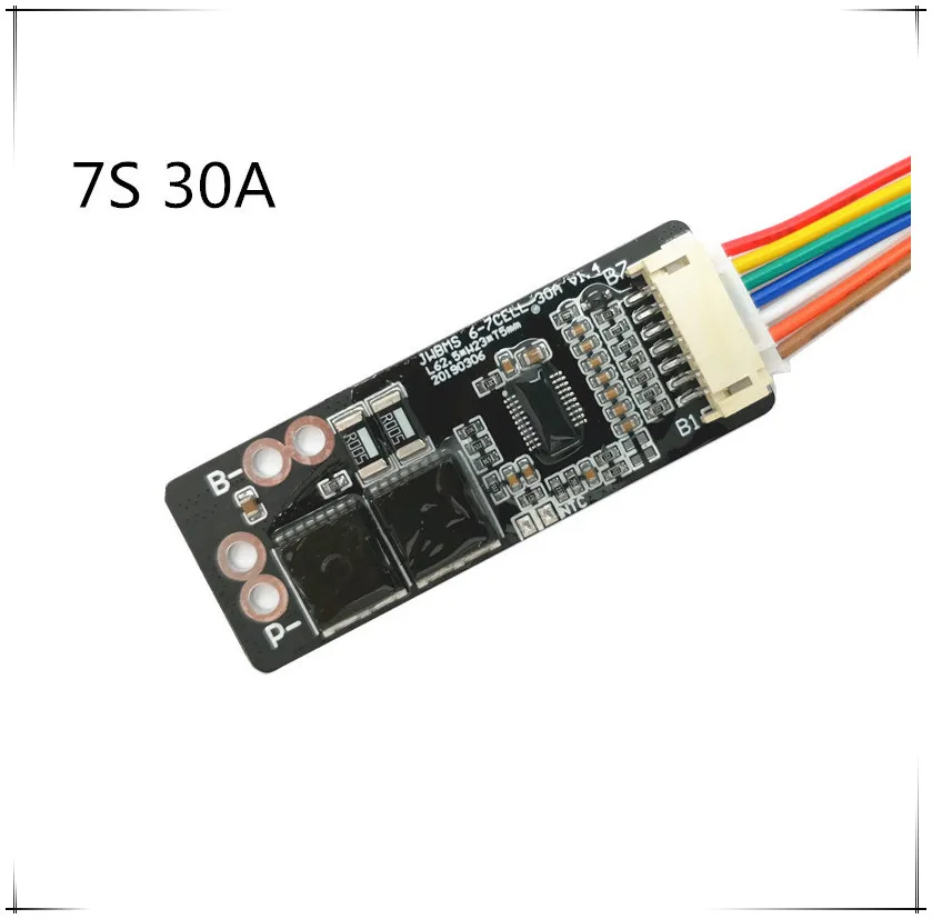 6S 30A BMS плата с NTC Для 3,7 V Ternary литиевая батарея Защитная плата/BMS 7S