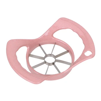 

Fruit And Vegetable Cutter Stainless Steel Fruit Separator Kitchen Accessories Kitchen Kernel Cut Fruit Pink Plastic+Stainless S