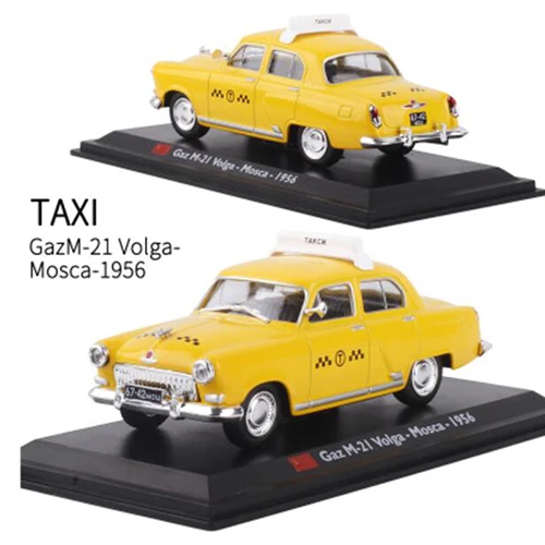1:43 Масштаб классический Литой Сплав модель автомобиля FIAT FORD Renault Citroen такси игрушки авто автомобили подарки F показать дисплей коллекция - Цвет: Mosca 1956