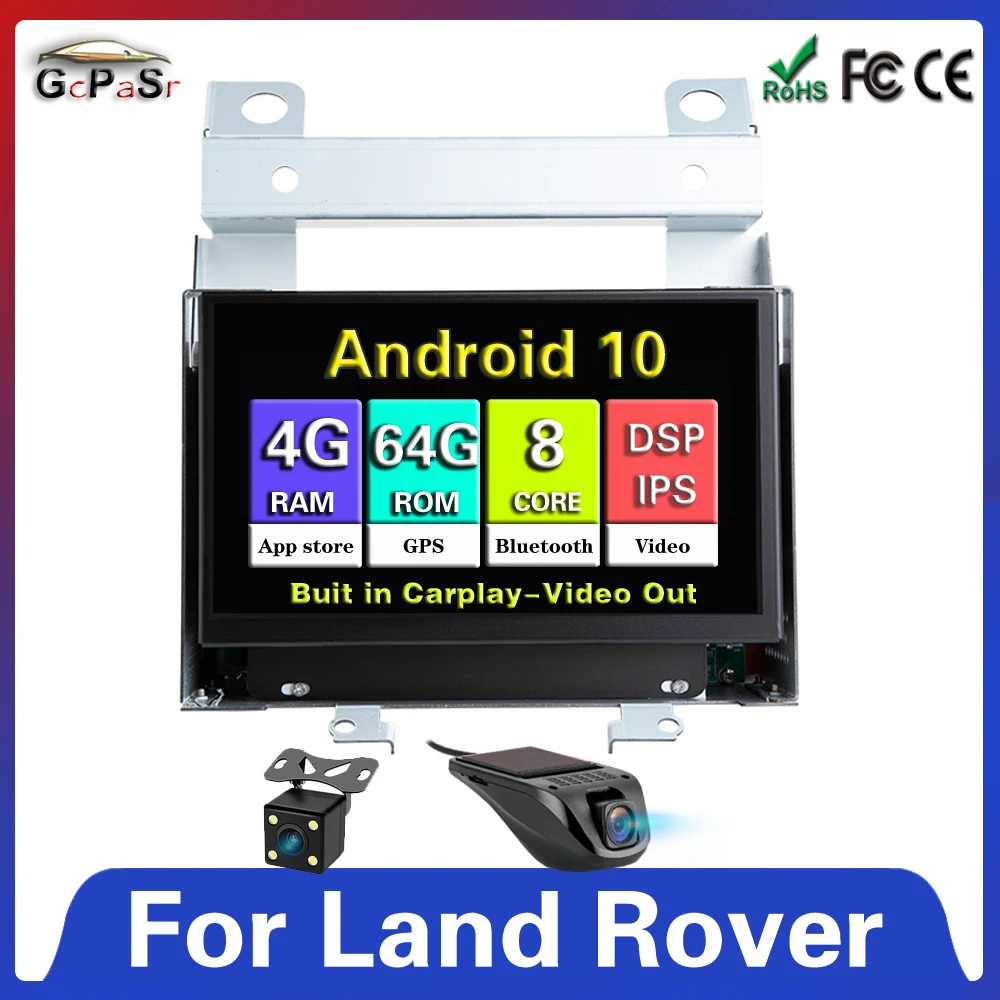 64G 2din Android 10 DSP чип IPS GPS навигация для Land Rover Freelander 2 2007-2012 стерео радио Wi-Fi BT