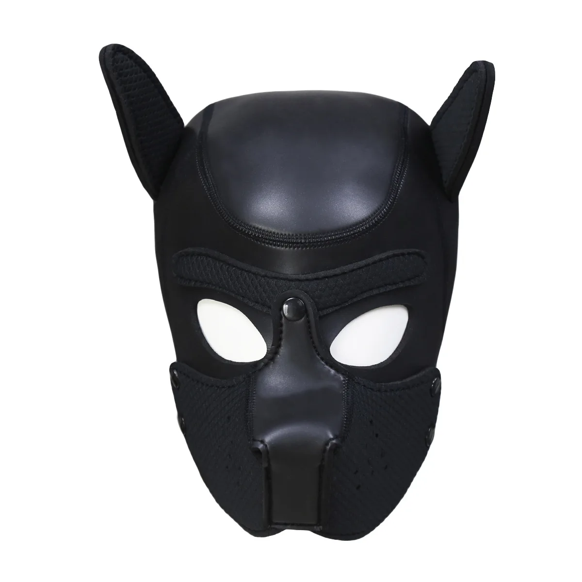 Brand New Fashion Padded Latex Rubber Role Play Dog Mask Puppy Cosplay Full Head with Ears 10 color Stage performance props Hot halloween outfits