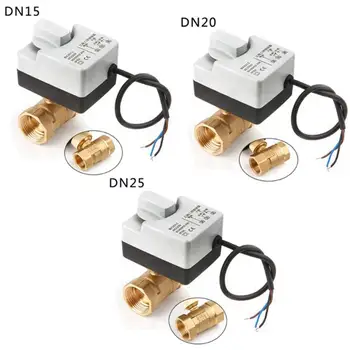 

AC220V 2 Way 3 Wires Motorized Ball Valve Electric Actuator With Manual Switch