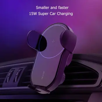 

Wireless Charging Car Qi Phone Stand Automatic Clamping Auto Air Vent Mobile GPS Holder Mount for 4.7-6.5 inch Universal Newest