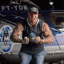 Мышцы доктор Европа и Америка братья стиль Orsay одежда фитнес с капюшоном жилет мужской здоровый красота жилет тренировочный костюм W