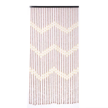 

90x175cm 27 Line Wooden Beads Curtain Fly Screen Handmade String Beans Blinds For Door Entrance Living Room Window Gate Divider