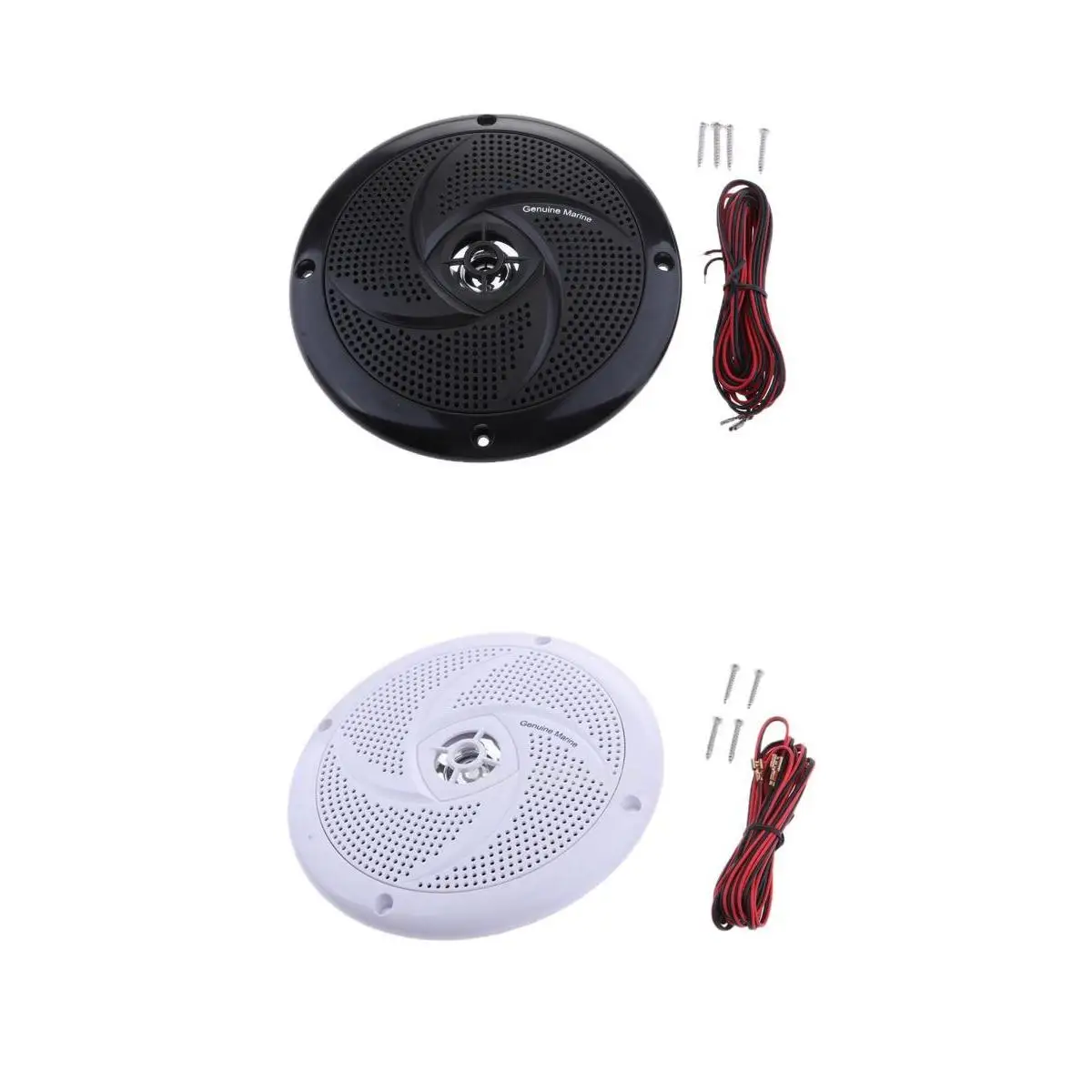 2 Pieces Waterproof Speaker Sound Auto Modified Horn Round Flush Fitting