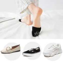 Women Ship Sock Mesh Point Glue Half Leg Warmers Stealth Thin Slippery with Silica Gel Peds & Liners Cotton