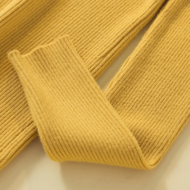 Gkfnmt вязаный обтягивающий свитер с длинными рукавами мягкие свитеры осень-зима v-образный вырез выдалбливают Кнопки Женский свитер-пуловер желтый белый
