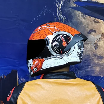 

Motorcycle helmet full face racing helmets Double Visor Racing Motocross Helmet Moto Helmet