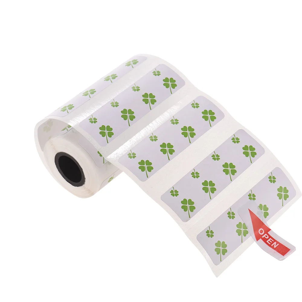 

Cartoon Direct Thermal Labels Roll 57*30mm Strong Adhesive Sticker Clear Printing for PeriPage A6 Pocket Thermal Printer, 1 Roll