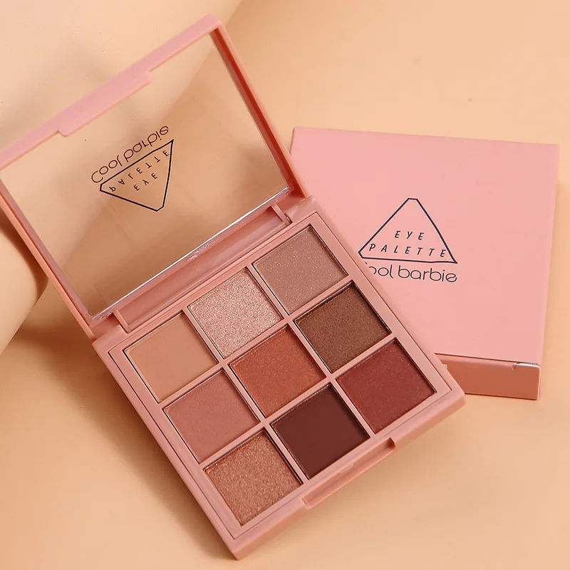 Матовые блестящие тени для макияжа Pallete матовые тени для век Палитра мерцание и блеск алмазные тени для век Пудра пигмент косметика