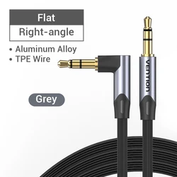 Premium Vention 3.5mm Male - to - Male Audio Aux Cable - 5M (BAN - Flat)