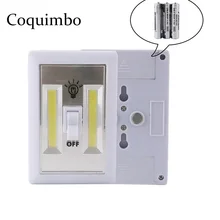 Мини-переключатель блочный под шкафом свет на батарейках шкаф фонарь для гаража, для шкафа светодиодный ночник с магнитным