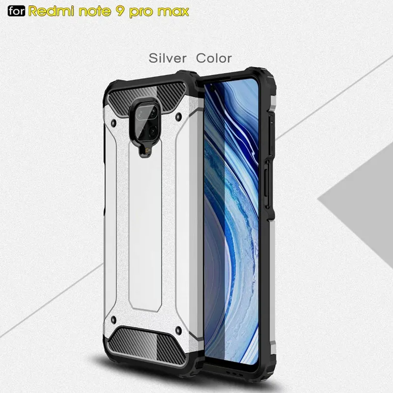 2020 Đối với lưu ý redmi 9 pro lưu ý 9s trường hợp TPU silicone mềm PC cứng Đối với lưu ý redmi 8pro lưu ý 8t note 8 lưu ý 9 pro max bảo vệ cases for xiaomi blue