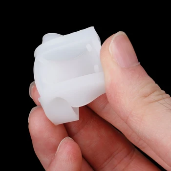 

Rectangle Silicone DIY Mold Bracelet Pendant Jewellery Making Mould Resin Hole 634D