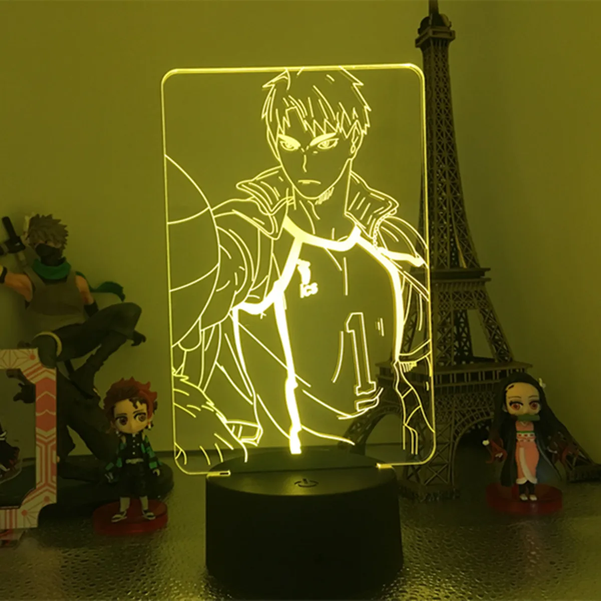 Светодиодный ночсветильник 3d в стиле Аниме Haikyuu подарок для детей украшение