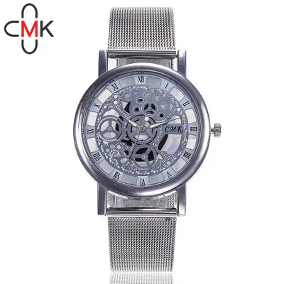 

Mesh Belt Business Men Fashionable Watch Hollow out Movement Quartz Watch Eaby Hot Selling Top Grade Gift Watch