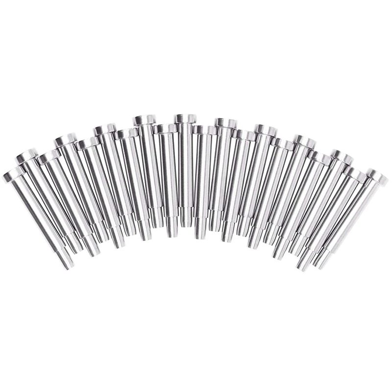 

20 Pack Stainless Steel Invisible Receiver and Swage Stud End for 3/16 Inch Cable Railing, Deck Stair Threaded End Fitting for W