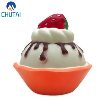 

2020 NEW Arrival Kawaii Strawberry Chocolate Cake Squishy Slow Rising Squeeze Toys Kids Baby Decompression Toys 10*9 CM