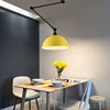 Nordic Design Adjustable Long Arm Pendant Light Aluminium Sconces LED Ceiling Hanging Lamp for Living room Bedroom Dining Room ► Photo 3/5