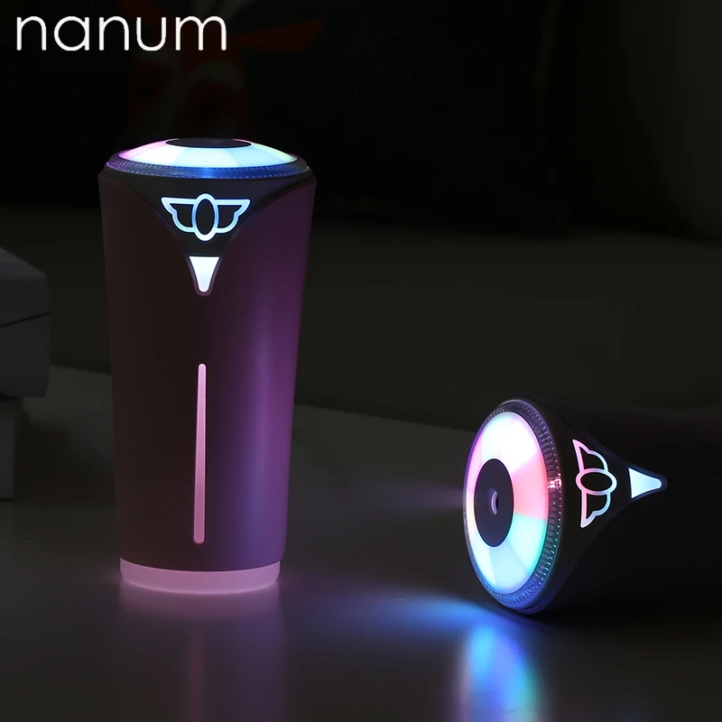 Car air freshener Colorful humidifier USB Mini Ultrasonic Essential Oil Diffuser LED Air Purifier Mist Maker Office Home