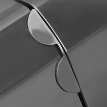4 шт. защитные накладки на края двери автомобиля бампер анти-столкновения полосы авто защита от царапин края молдинги зажимы